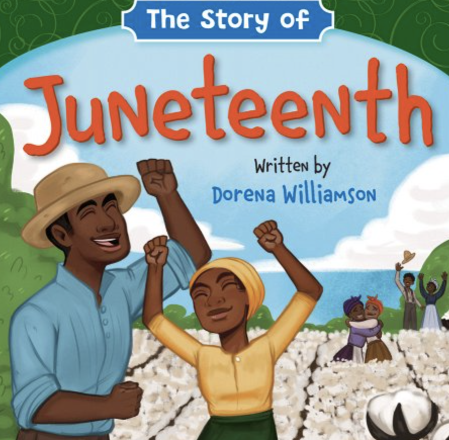 <p><a href="https://go.redirectingat.com?id=74968X1596630&url=https%3A%2F%2Fbookshop.org%2Fp%2Fbooks%2Fthe-story-of-juneteenth-dorena-williamson%2F18055263&sref=https%3A%2F%2Fwww.womansday.com%2Flife%2Fentertainment%2Fg43659134%2Fbest-juneteenth-books%2F" rel="nofollow noopener" target="_blank" data-ylk="slk:Shop Now;elm:context_link;itc:0;sec:content-canvas" class="link rapid-noclick-resp">Shop Now</a></p><p>'The Story of Juneteenth'</p><p>$7.43</p><p>bookshop.org</p><span class="copyright">Worthy Kids</span>