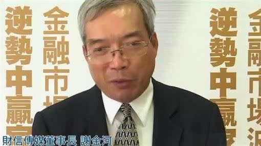 財信傳媒董事長謝金河（圖／資料照）