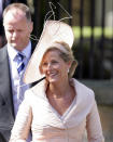<p>Sophie, Countess of Wessex looked wonderrful in a light pink ensemble on the day. (Indigo/Getty Images)</p> 