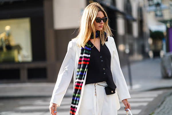 Waistcoat-with-colourful-scarf