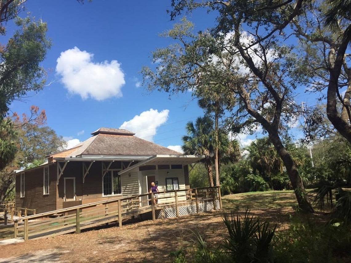 A building at Koreshan State Park in Estero, just south of Fort Myers.