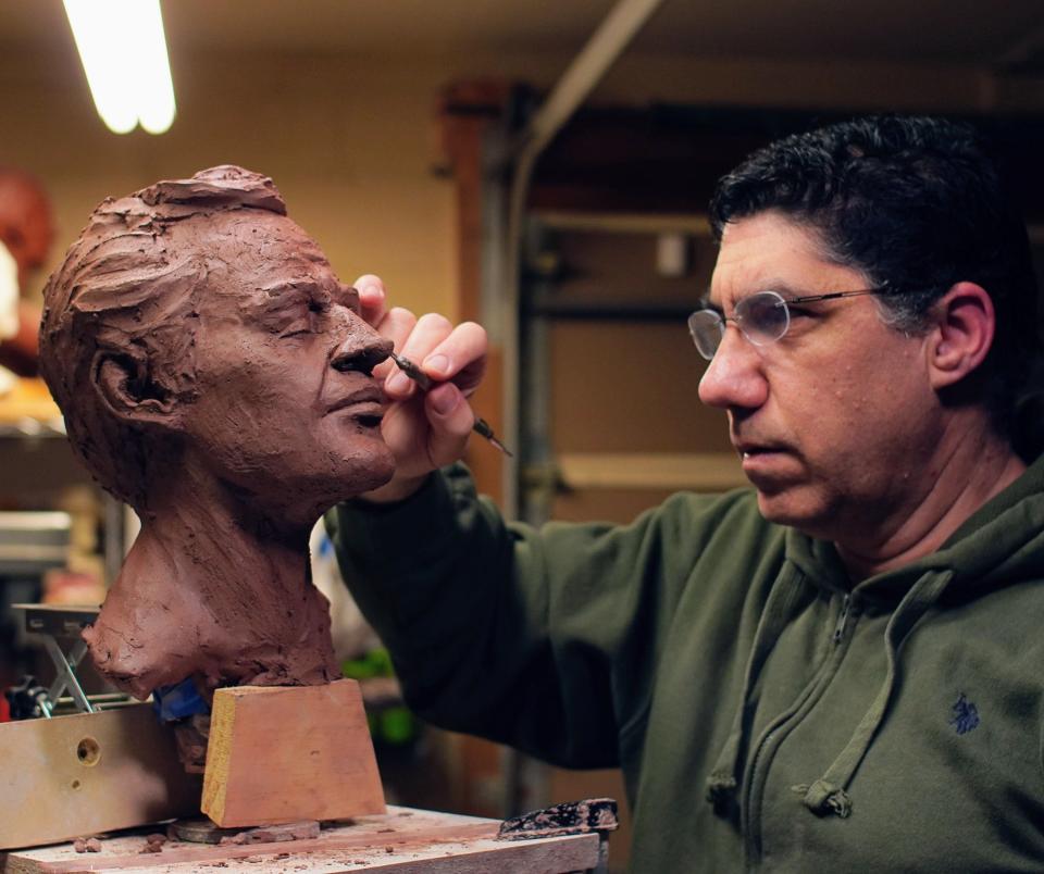 Gadi Leshem will demonstrate his sculpture techniques in a free event at the Merrick Art Gallery in New Brighton.