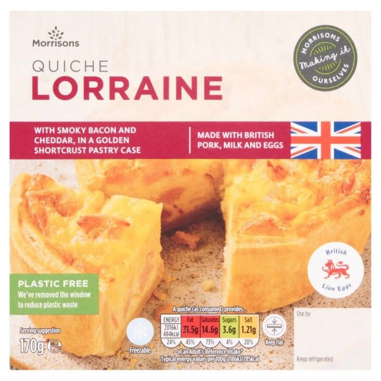 Morrisons quiche lorraine