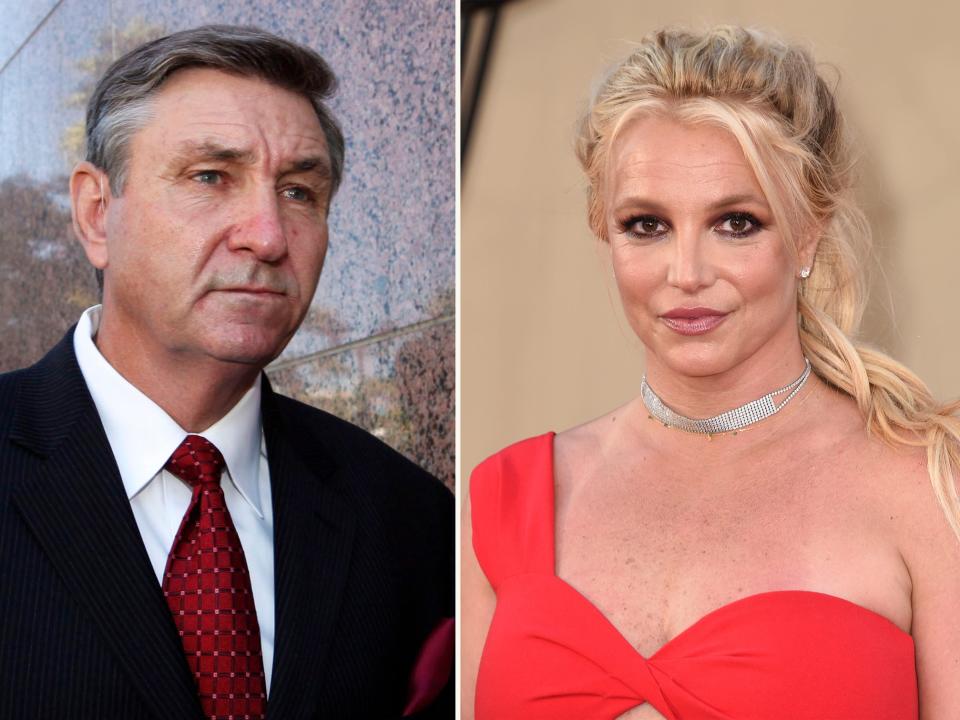 Britney Spears and her father Jamie