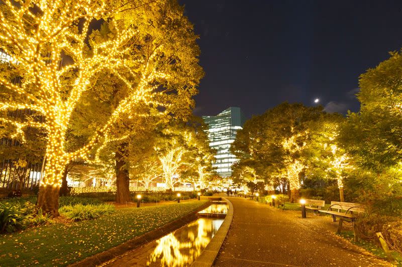 東京中城光の散歩道。(圖／©Tokyo Midtown Management Co., Ltd.提供)