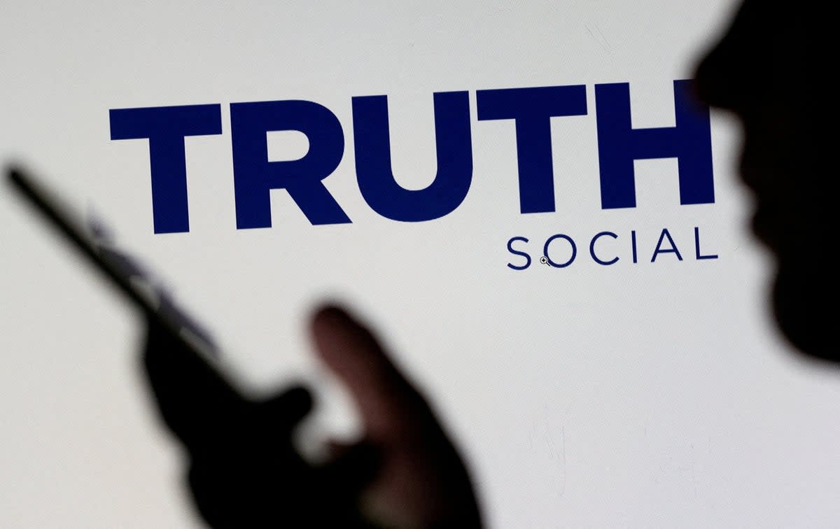Truth Social generated just $4.1 million in revenue in 2023, according to an SEC filing on 1 April, 2024 (Reuters)