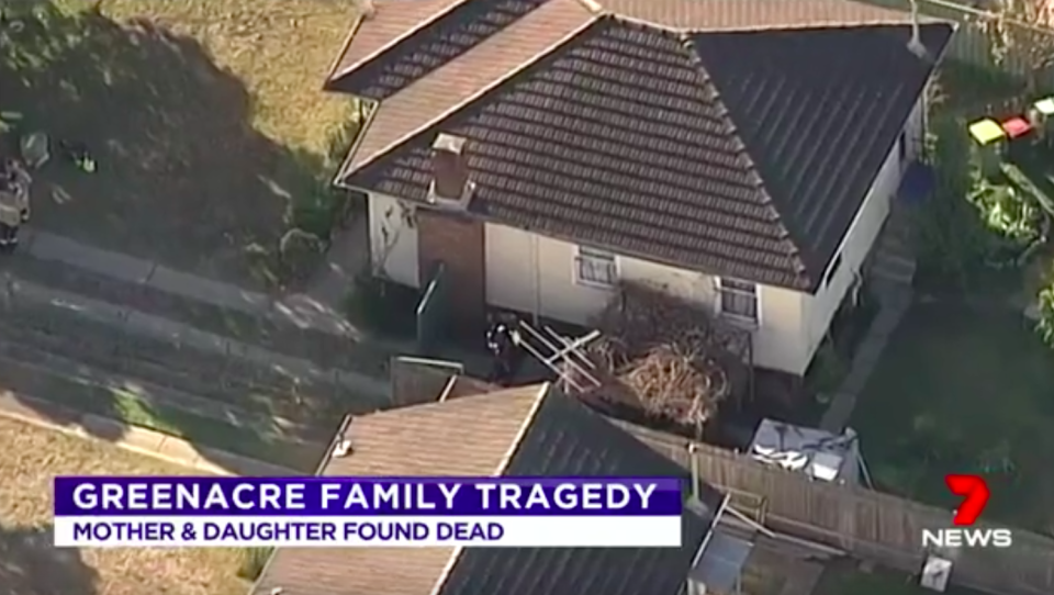 A mother and daughter have been found dead at a property in Greenacre, in Sydney’s southwest, NSW. Source: 7 News