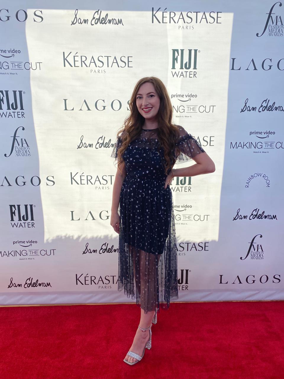 Reporter Amanda Krause at the Daily Front Row's Fashion Media Awards on September 10, 2022.