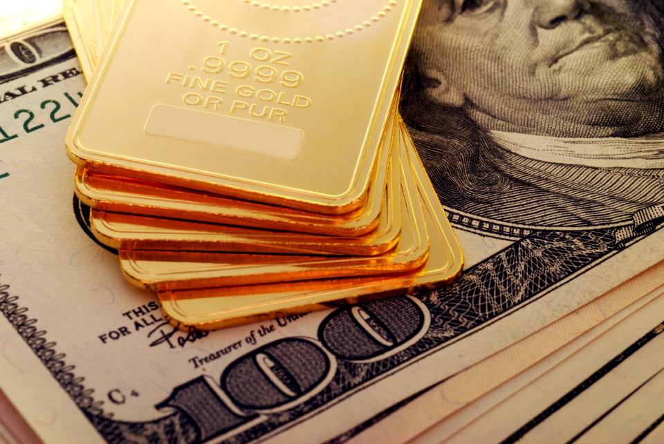 The dollar has surged this year while gold has remained stagnant