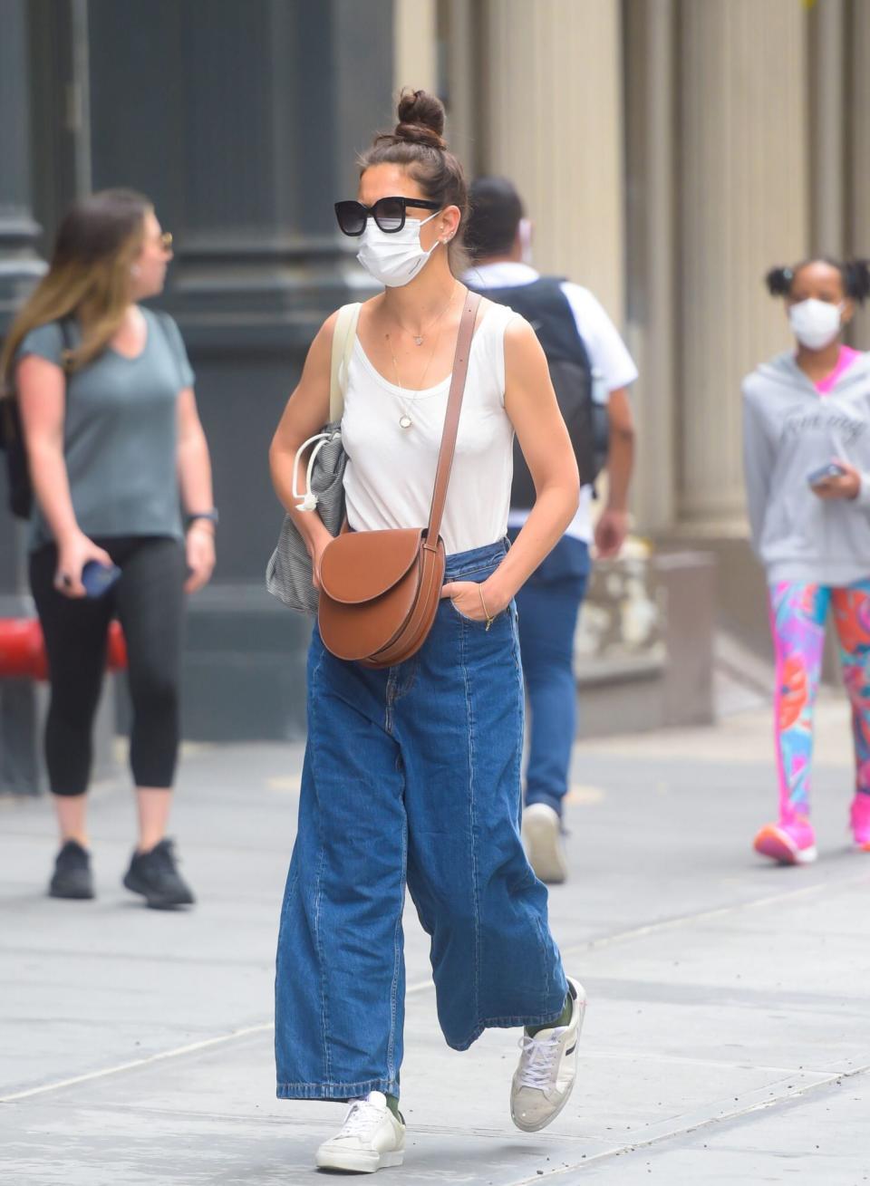 White T-shirt and Jeans