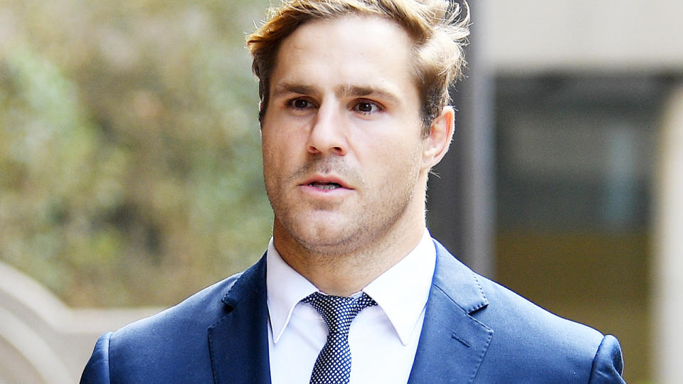 Jack de Belin, pictured here arriving at the Downing Centre District Court in Sydney.