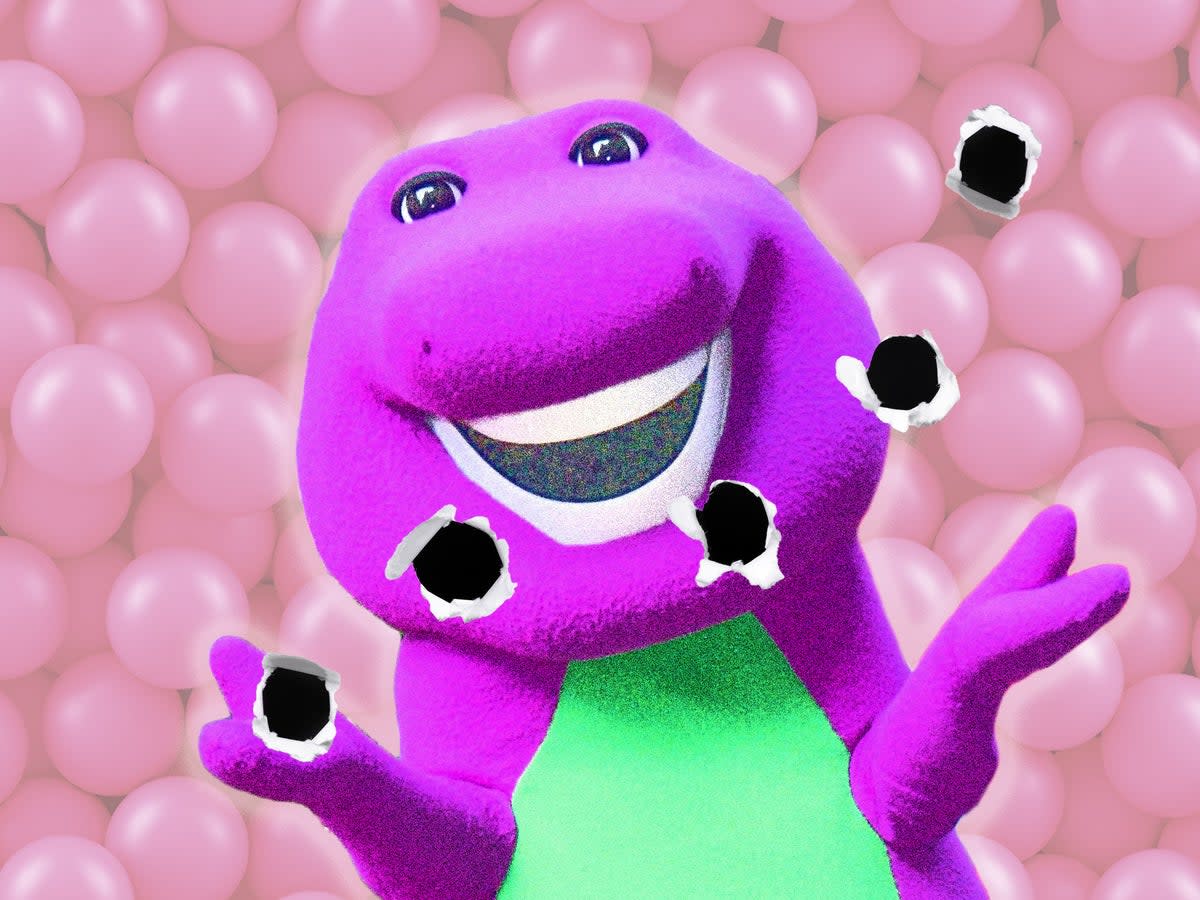 Barney die die die: The purple dinosaur and one-time public enemy No 1  (Getty)