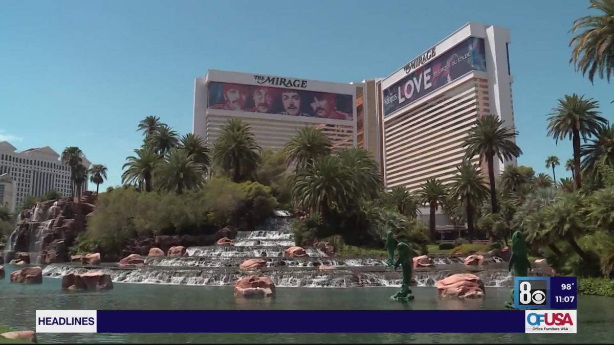 Saying goodbye to the Mirage casino in Las Vegas