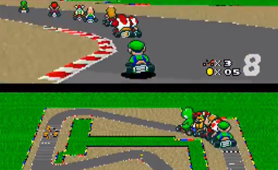 <p>We just couldn't do this story without including the original, console-based Super Mario Kart. It's here because it's superfun, but also because there's no doubt it's the game on which an entire generation of Gran Turismo and Forza players first cut their digital-racing teeth. Based on Nintendo's Super Mario Brothers franchise, all Super Mario Kart asks you to do is try to be the first player to the finish line. To accomplish this, though, a player needs slick karting skills as well as the ability to avoid barrages of bananas, Koopa shells, and other deterrents unleashed at the whims of their opponents.</p><p>The game features eight characters, each with their own special skills and abilities; the most well known, of course, is Mario. While the physics aren’t even close to realistic and the graphics are rudimentary to modern gamers’ eyes, in the early ’90s, there were few better ways to pass the time with three of your closest friends than a game of Super Mario Kart.</p>