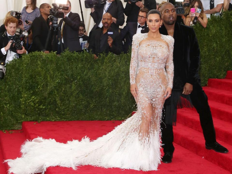 Kim Kardashian, Kanye West 2015 Met Gala