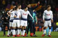 Tottenham team group (Tottenham), DECEMBER 11, 2018 - Football / Soccer : UEFA Champions League Group B match between FC Barcelona 1-1 Tottenham Hotspur FC at Camp Nou stadium in Barcelona, Spain. (Photo by D.Nakashima/AFLO)