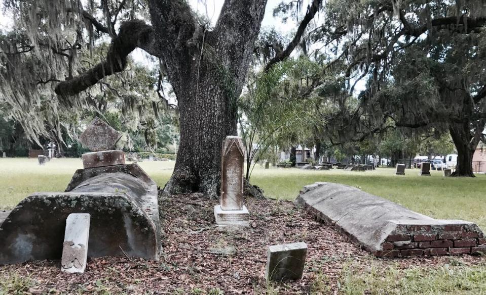 Explore local history on a free guided tour of the Manatee Burying Ground at Manatee Village Historical Park.
