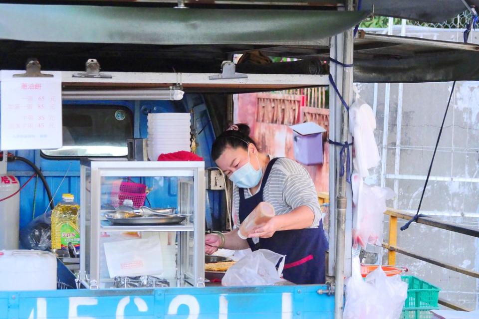 台中豐原｜豐原文具旁蔥油餅