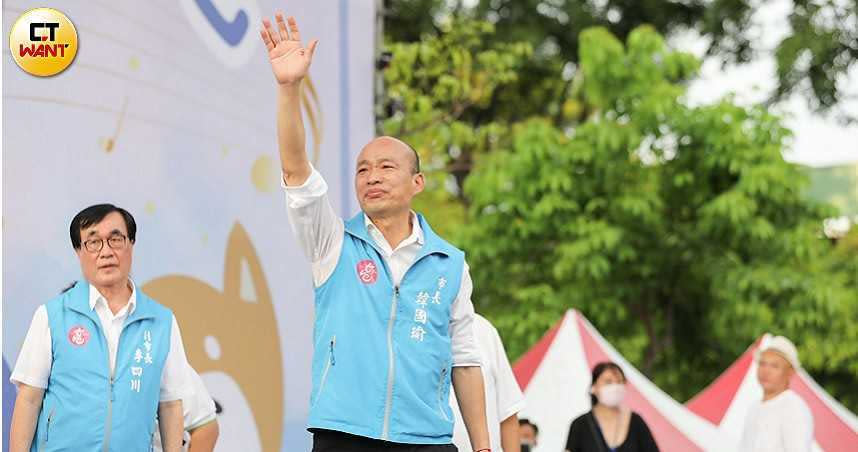 韓國瑜日前卸下高雄市長職務。（圖／宋岱融攝影）