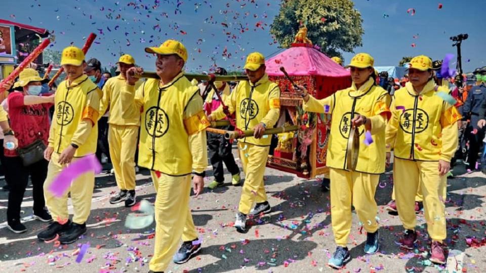 白沙屯拱天宮媽祖於19日順利回鑾。（圖／翻攝自白沙屯拱天宮臉書）