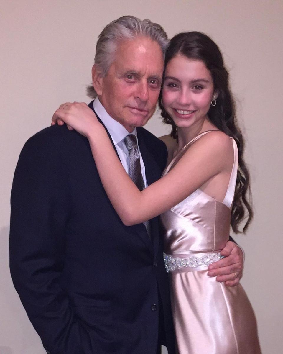 Michael Douglas also shared a sweet tribute for his daughter's birthday. Photo: Instagram/Michael Douglas