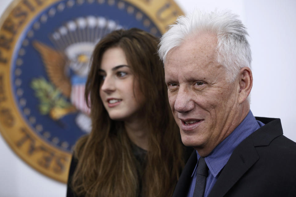 James Woods dated Kristen Bauguess, who was then 20, in 2013.&nbsp; (Photo: Lucas Jackson / Reuters)
