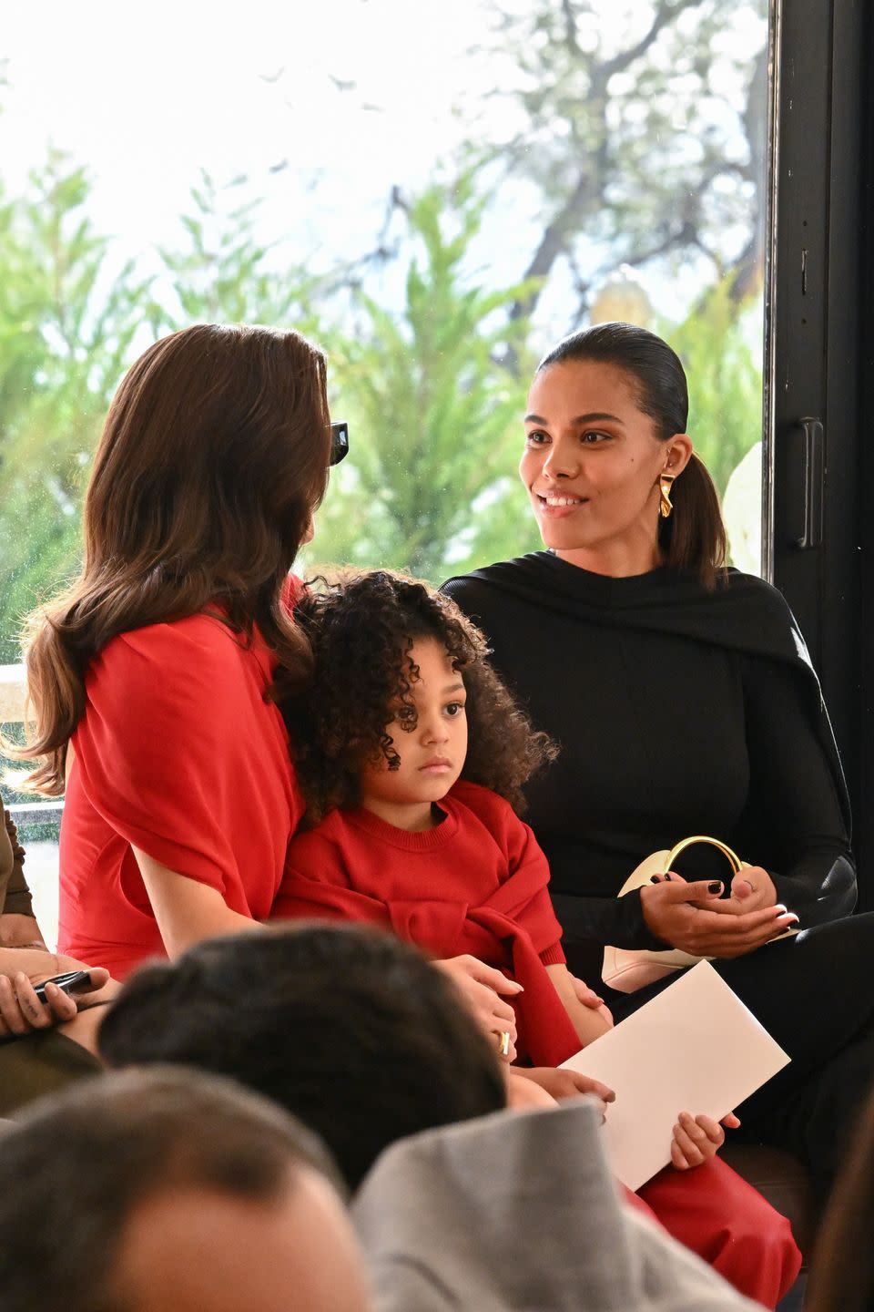 kylie jenner and stormi webster at jacquemus' les sculptures fashion show