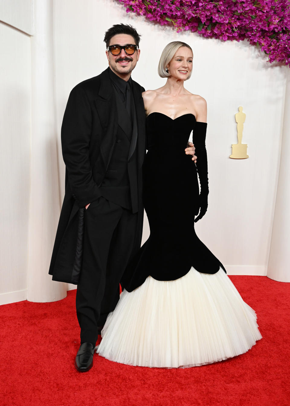 Marcus Mumford and Carey Mulligan at the 96th Annual Oscars held at at the Ovation Hollywood on March 10, 2024 in Los Angeles, California. (Photo by Gilbert Flores/Variety via Getty Images)