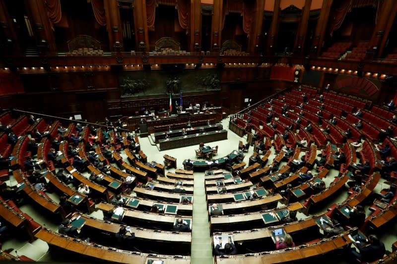 Italian Prime Minister Giuseppe Conte gives an update on the coronavirus outbreak in Italy