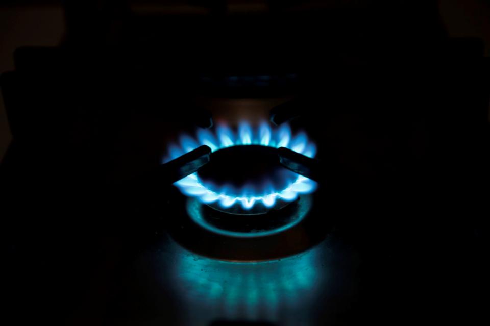 Still Life of Burning Gas Cooker with Black Background. Photo by: Torri Leo/AGF/UIG via Getty Images