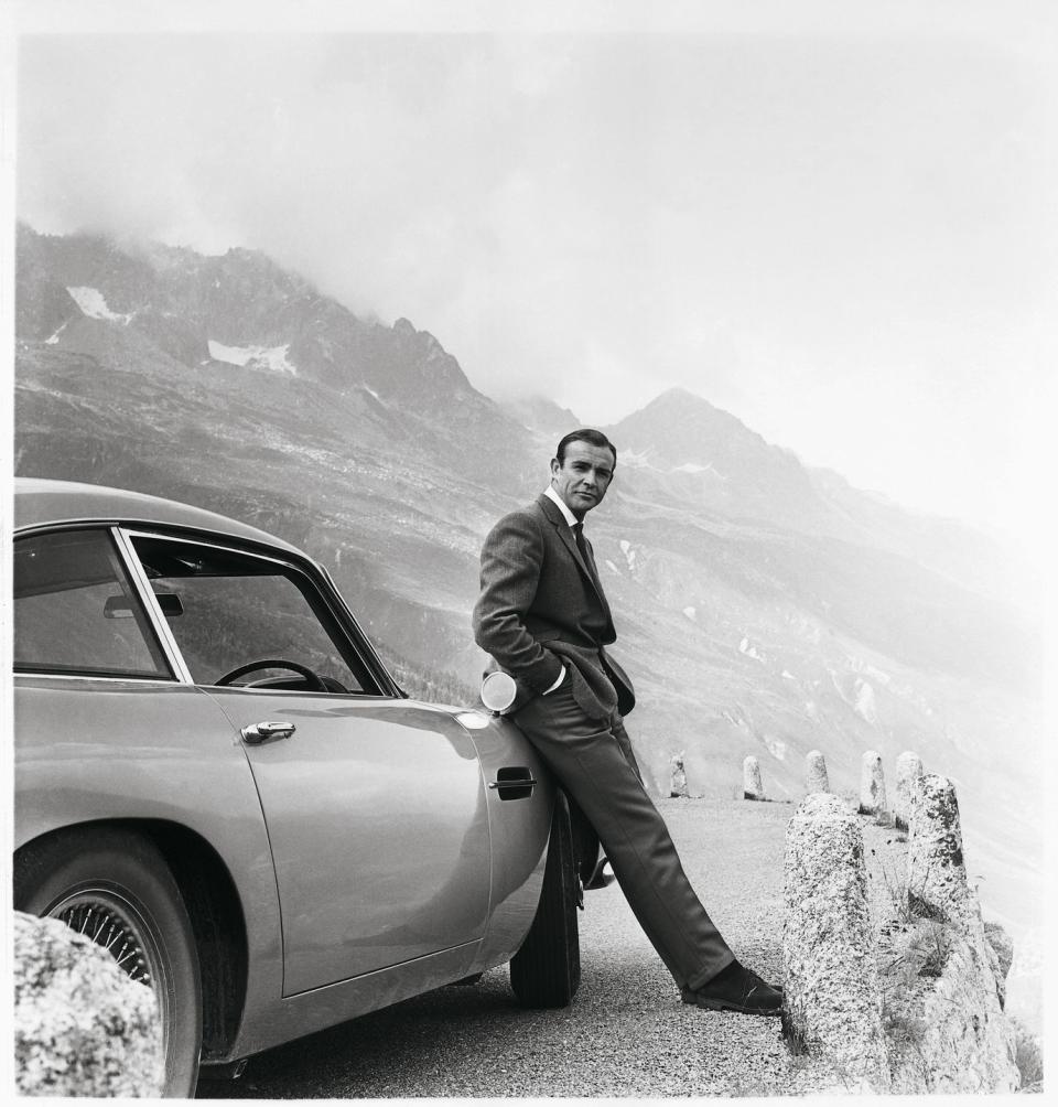 Photos of the Aston Martin DB5 Continuation's James Bond Gadgets