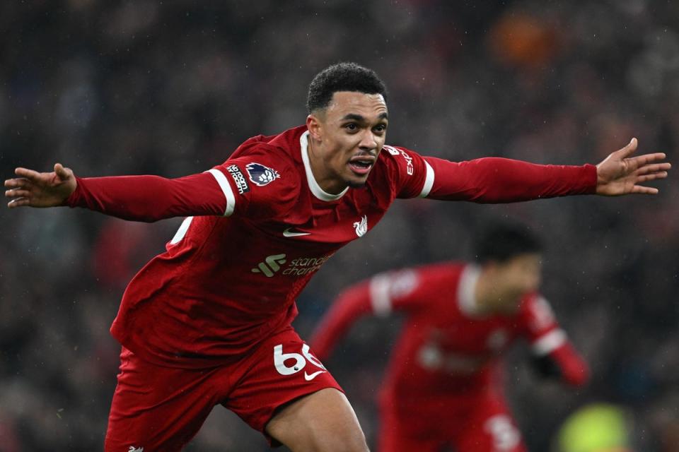 Trent Alexander-Arnold has been one of Liverpool's best players this season (AFP via Getty Images)