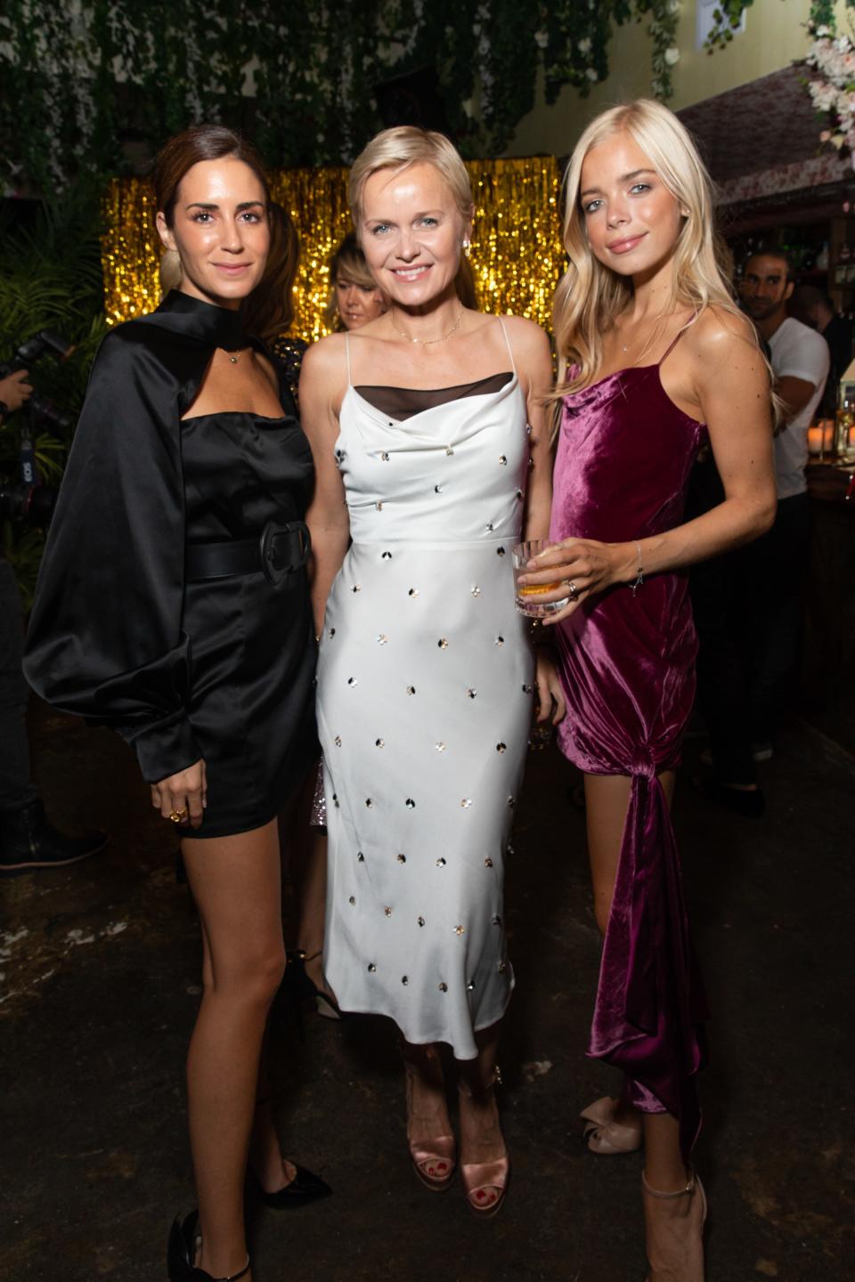 The stylish crowd at Jimmy Choo’s New York Fashion Week bash were treated to dinner and a show, thanks to Alessandro Ristori & the Portofinos.