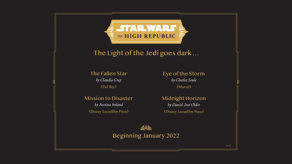 Star Wars: The High Republic wave three titles coming in January 2022