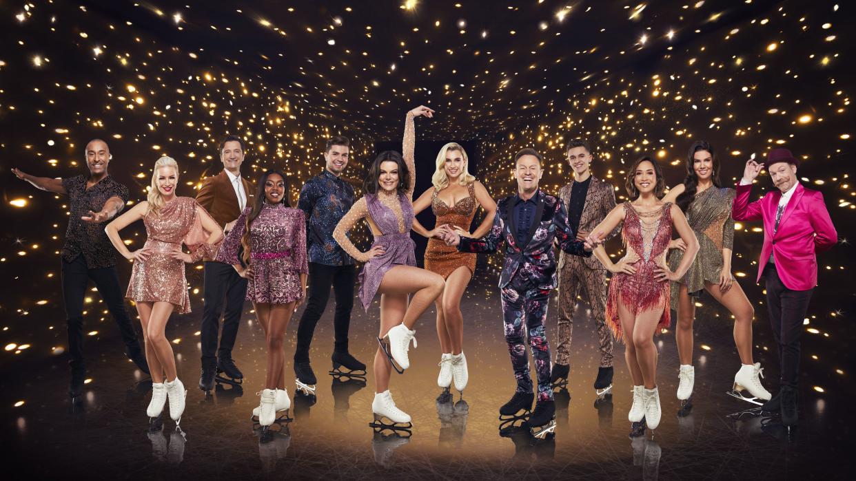 <p>This year’s cast of Dancing on Ice</p> (PA)