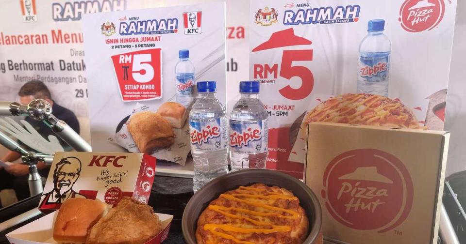 KFC & Pizza Hut - Menu Rahmah