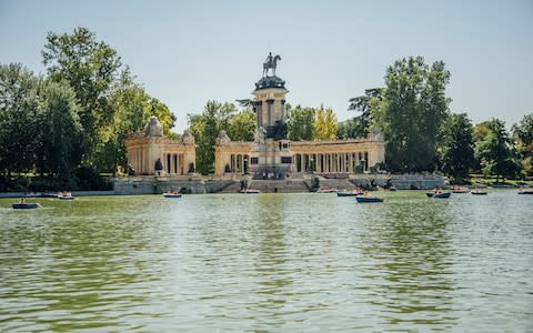 Retiro Park rowboats - Credit: This content is subject to copyright./Photography taken by Mario Gutiérrez.