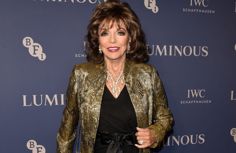 Joan Collins has lifted the lid on her Dynasty days, revealing that she and her co-star Linda Evans did not get on behind the scenes credit:Bang Showbiz