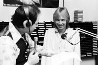 <p>Tom Petty promoting <i>Damn the Torpedoes </i>in the WYSP studios in Philadelphia, 1979. (Photo: AP) </p>