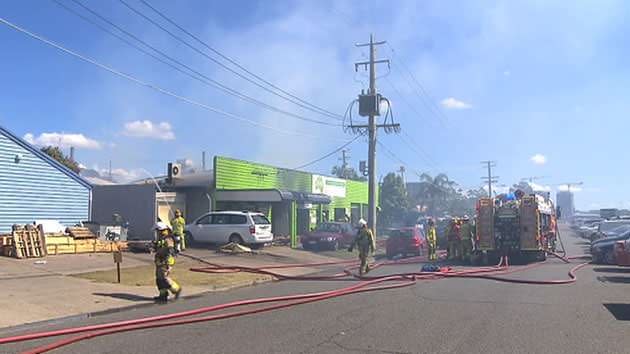 Emergency crews have the fire under control on Taylor Street