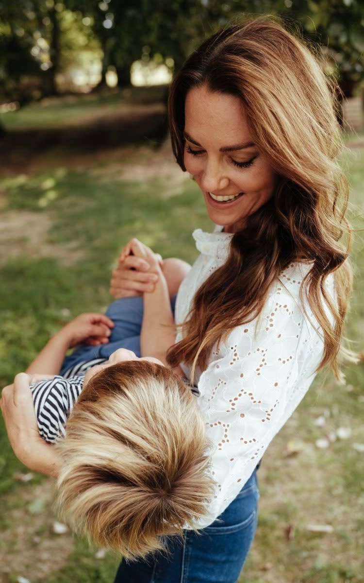 Princess Kate and Prince Louis - Matt Porteus/Kensington Palace