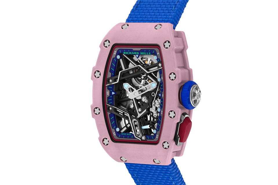 richard mille rm 07-04 performance watch sport athlete athletic stories aurora strauss nafi thiam yulia margot nelly korda 