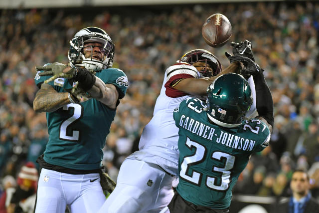 C.J. Gardner-Johnson makes league-leading sixth interception for Eagles