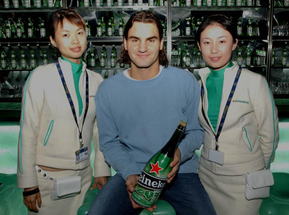 Roger Federer, age 21
