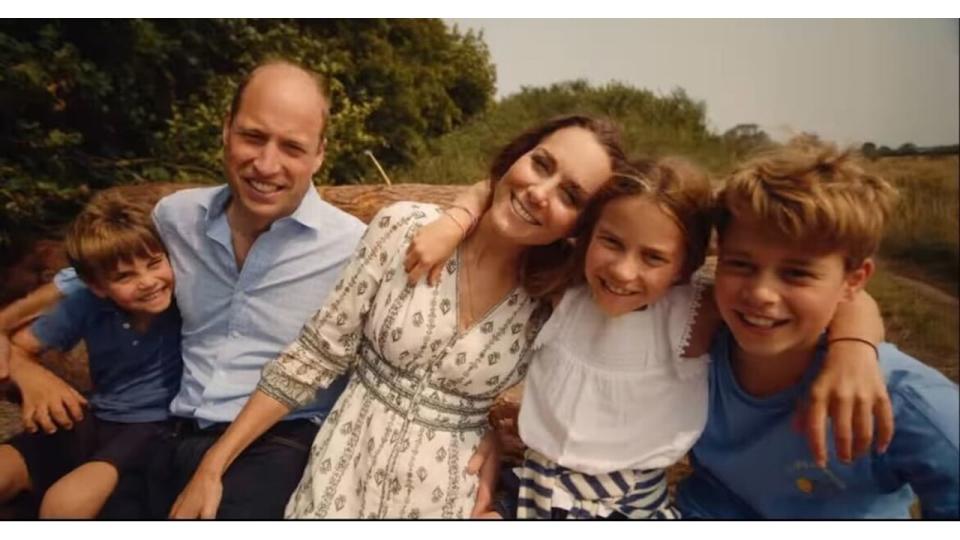 On X, the couple's cover photo is a gorgouse image of William and Kate with their three children