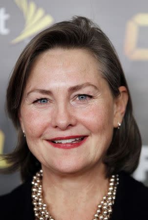 Actress Cherry Jones arrives to attend a premiere of the Fox network series "24" in New York in this January 14, 2010, file photo. REUTERS/Lucas Jackson/Files