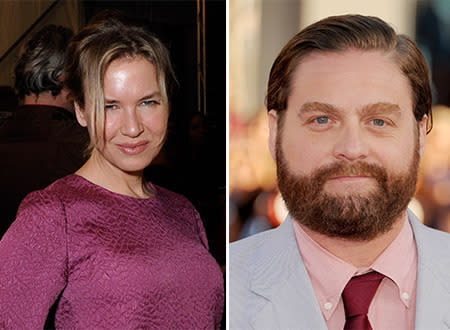 Zach Galifianakis and Renee Zellweger