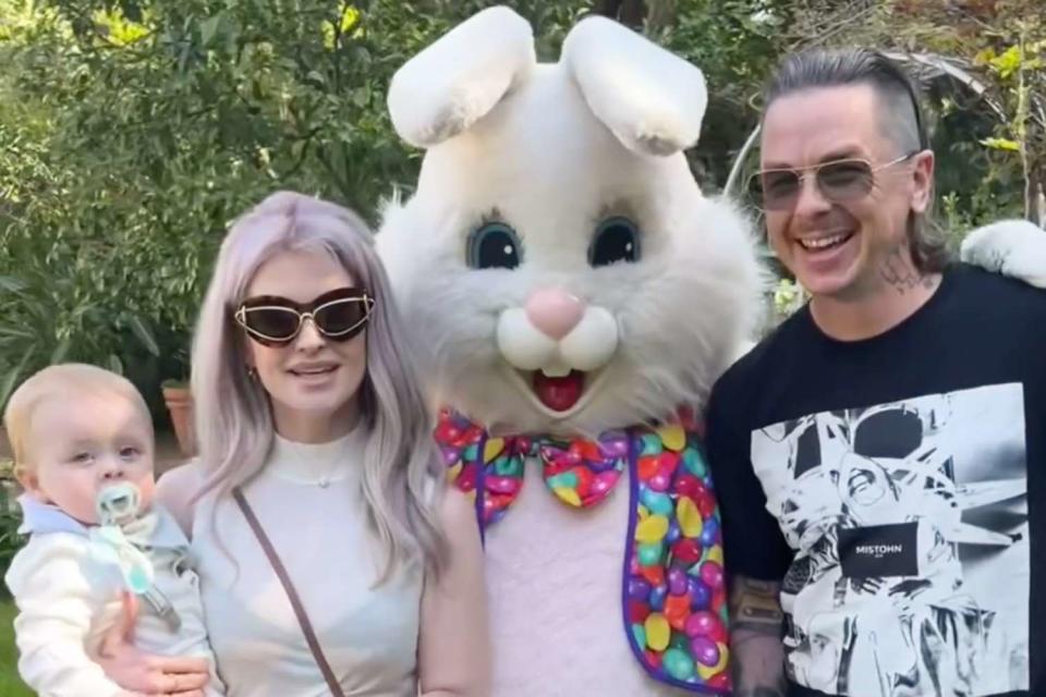 <p>Kelly Osbourne/Instagram</p> Kelly Osbourne celebrated Easter with son Sidney.