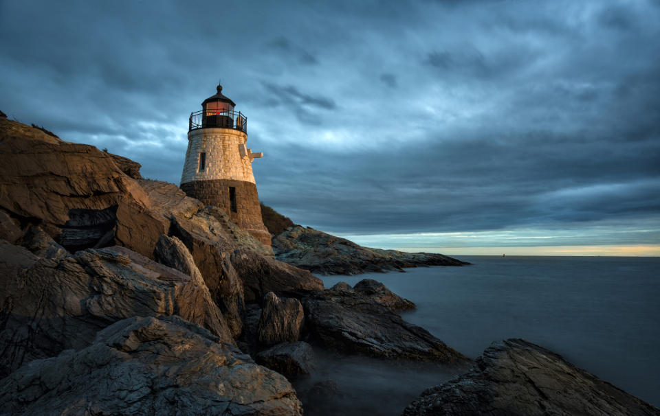 <p>Whether you want to take Instagrammable pictures of the iconic lighthouse while you huddle up next to each other - or you just want to stay in a cute (but kind of fancy) town for a weekend - Newport's a great place to visit. <a rel="nofollow noopener" href="https://www.expedia.com/Newport-Hotels-The-Chanler-At-Cliff-Walk.h1178636.Hotel-Information?exp_dp=325&exp_cur=USD&exp_partner=1D_V2&exp_ts=1510595612626" target="_blank" data-ylk="slk:The Chanler At Cliff Walk;elm:context_link;itc:0;sec:content-canvas" class="link ">The Chanler At Cliff Walk</a> offers a spectacular waterside view</p>