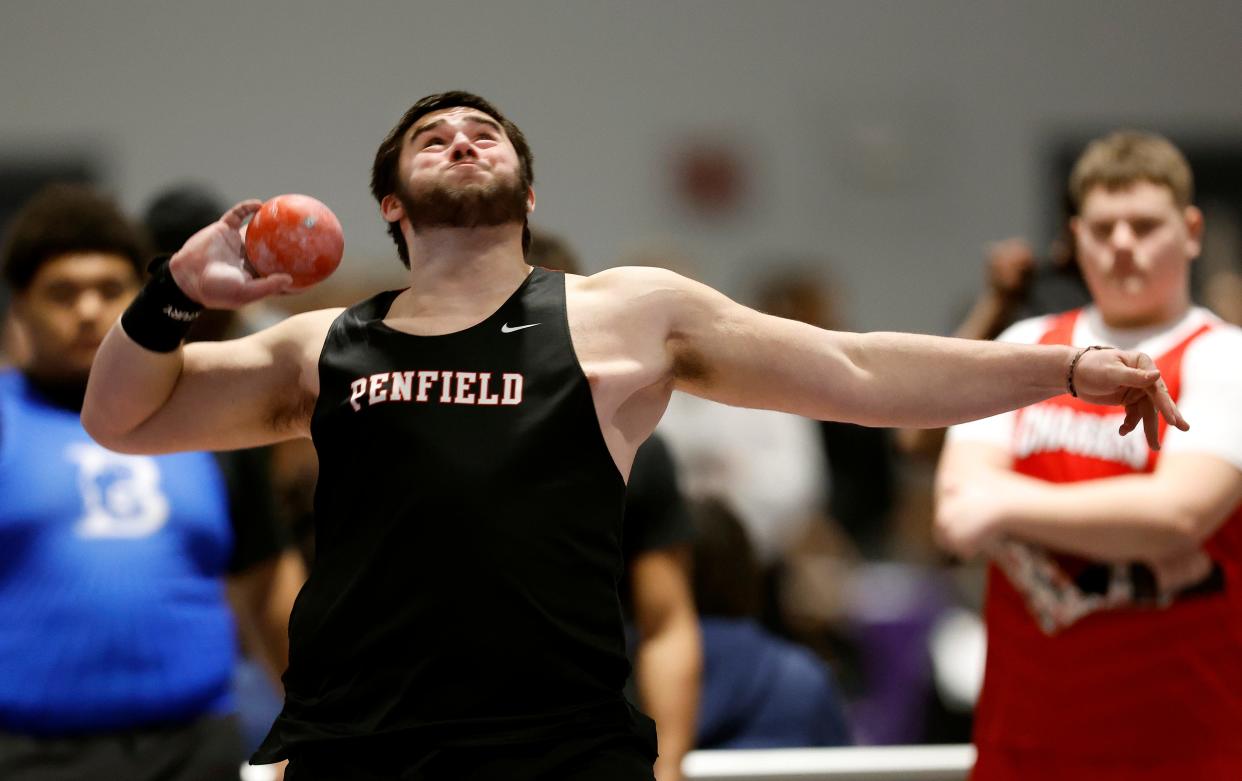 Penfield senior Peter Northrup last week during the Section V state meet qualifiers.